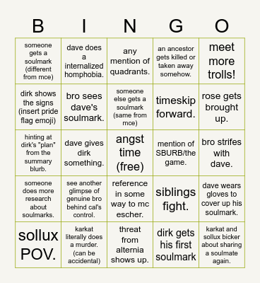 e=mc2 chapter 2 predictions Bingo Card