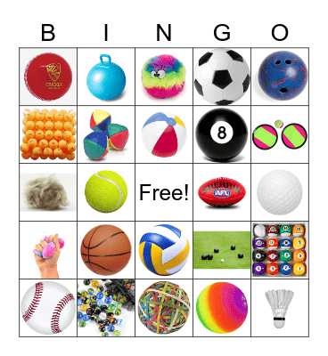 Ball Bingo Card