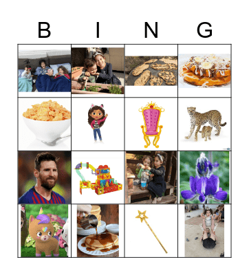 ליה Bingo Card