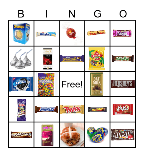 NZ Chocolate Bingo! Bingo Card