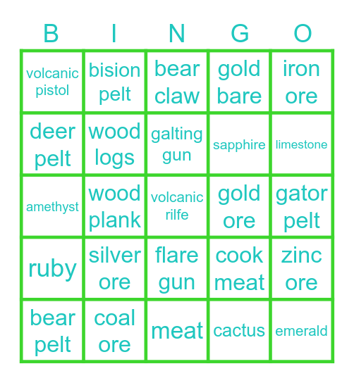 bingo baby Bingo Card