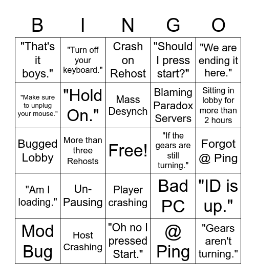 Victoria Bingo Vol.2 Bingo Card