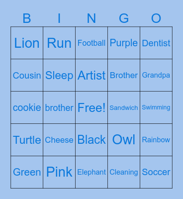 ASL BINGO Card