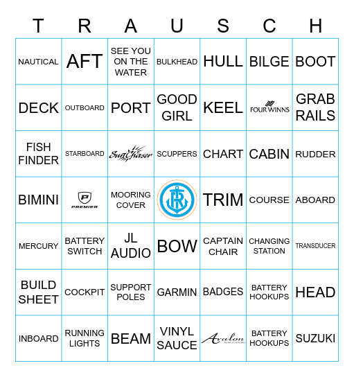 REEDER TRAUSCH BINGO Card