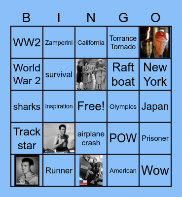 WW2  / Louie Zamperini Bingo Card