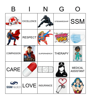 HEALTH CARE WEEK Bingo Card