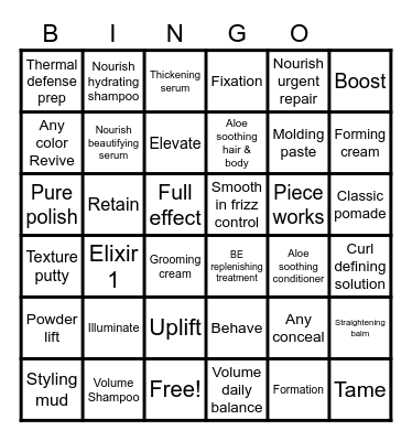 Eufora 2023 Bingo Card