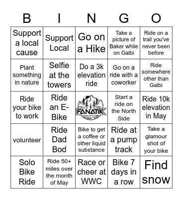 Fanatik Bingo Card