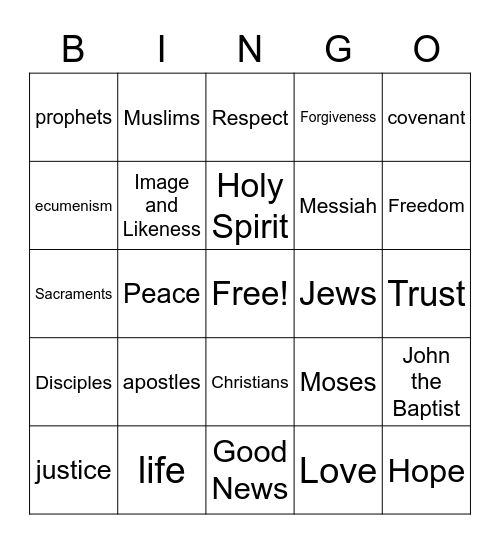 Chapters 22 & 23 Review Bingo Card