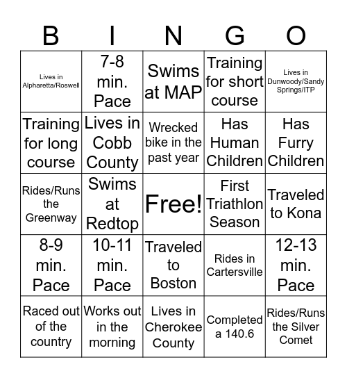 Redefine Your Bingo Card