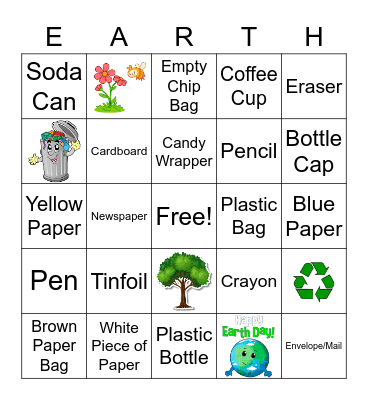 Earth Day Cleanup! Bingo Card