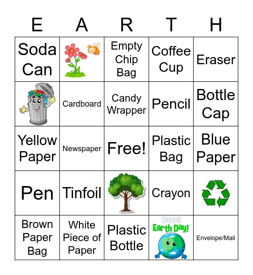 Earth Day Cleanup! Bingo Card