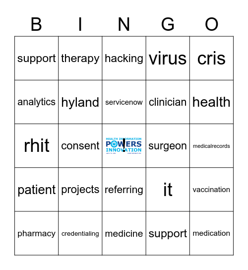 CC DCRI HIP WEEK 2023 Bingo Card