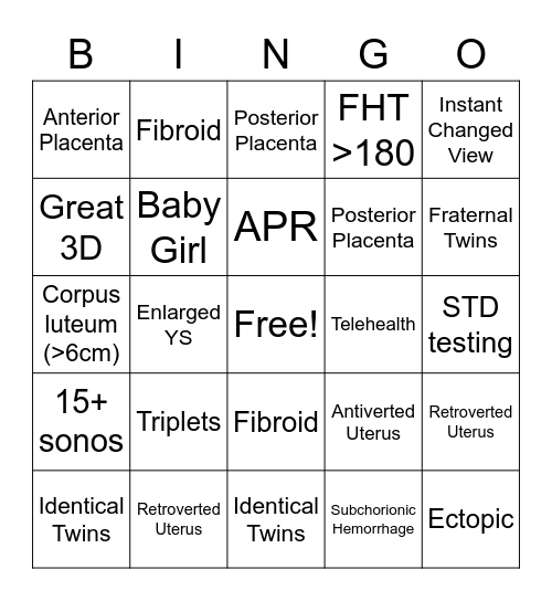 MAY SONOGO (Must put ekyros number. No repeat clients. First bingo for the month wins!) Bingo Card