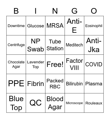 Lab Week Bingo 2023 Bingo Card