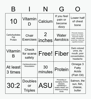 Class Bingo with ASU! Bingo Card