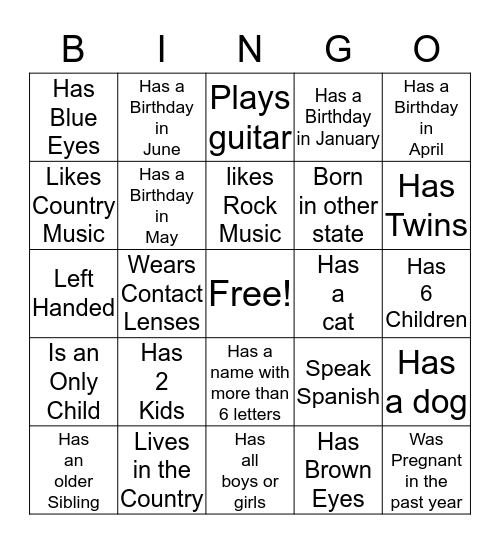 Learn and Play Bingo! Bingo Card