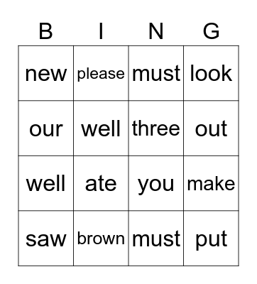 Brian's week of 4/17/23 list Bingo Card