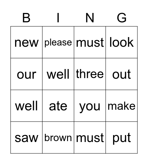 Brian's week of 4/17/23 list Bingo Card