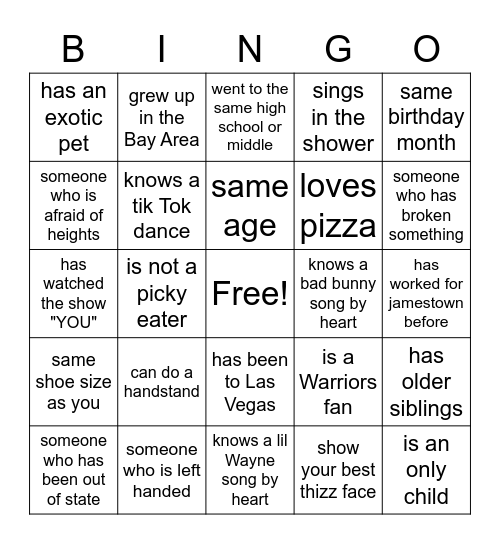 Summer Voyage 23' Bingo Card