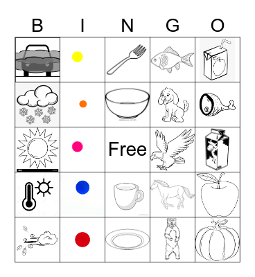 Language Bingo Card