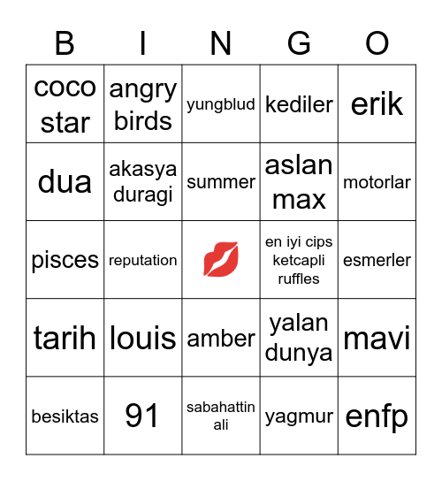 este's bingo Card