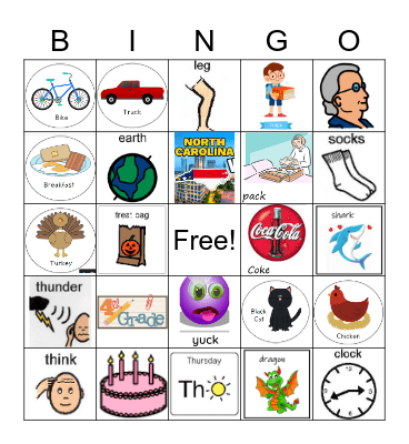 TH G K Articulation Bingo Card