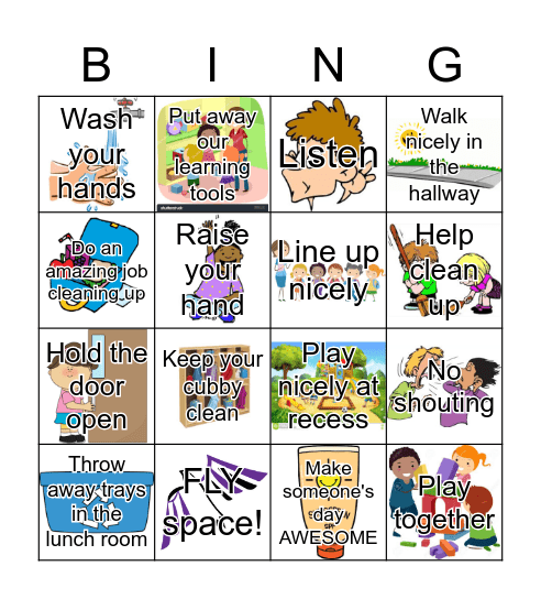 Kindness Bingo Card