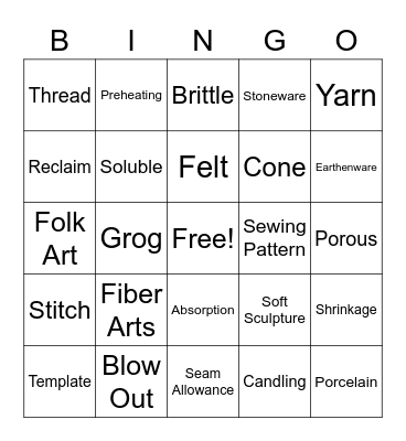 S2/M4 Vocab Bingo Card