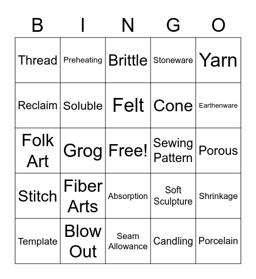 S2/M4 Vocab Bingo Card