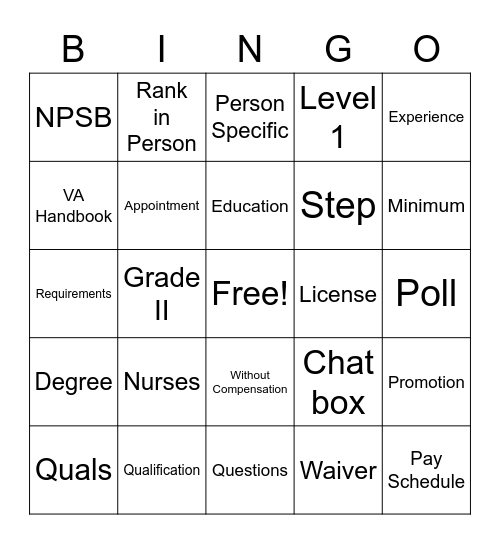 VILTD3L2 Bingo Card