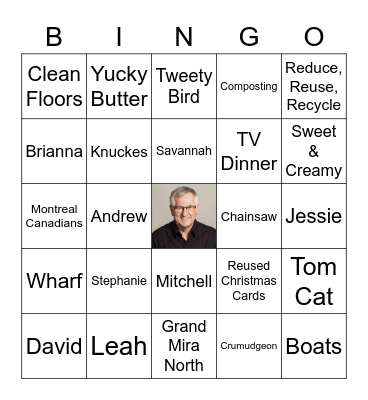 Tom's Favourite Things! Bingo Card