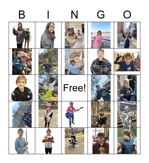 I KNOW YOU Bingo Card