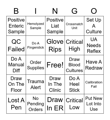 LAB WEEK Bingo Card
