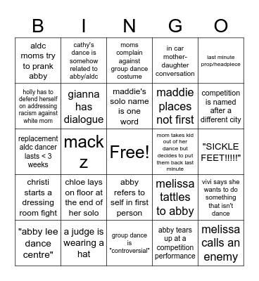 my world is with my girls Bingo Card