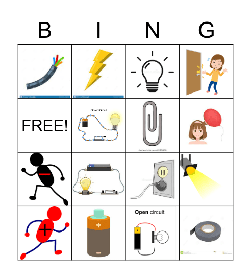 Circuit Bingo Card