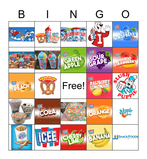 The ICEE Company Bingo Card