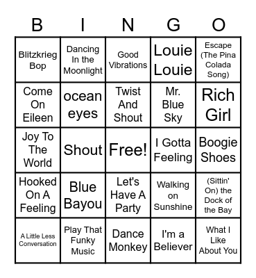 Toga Party - Venus Fest Bingo Card