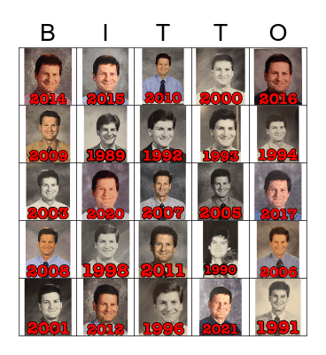 BITTINGER BINGO Card
