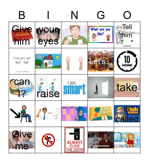 Bingo Frases - Sentences Bingo OLD Bingo Card