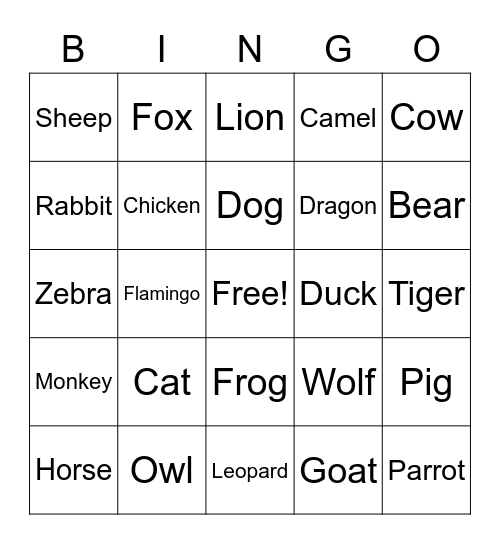 Ordinal numbers Bingo Card