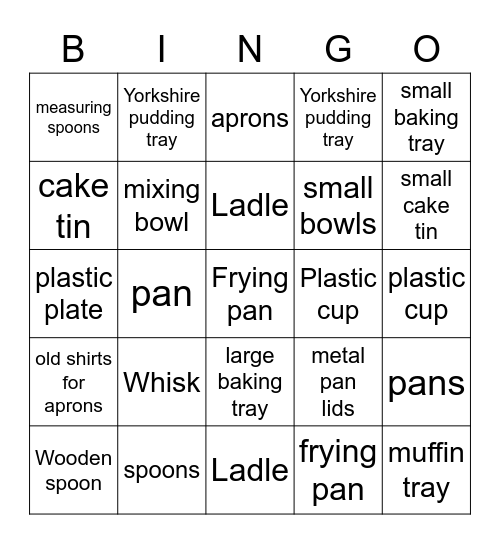 OPAL BINGO - Class 10 Bingo Card