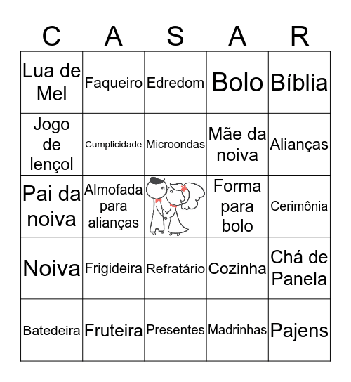 ❤ Chá da Aline ❤ Bingo Card