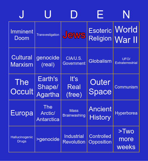 (((Conspiracy Theory))) Bingo Card
