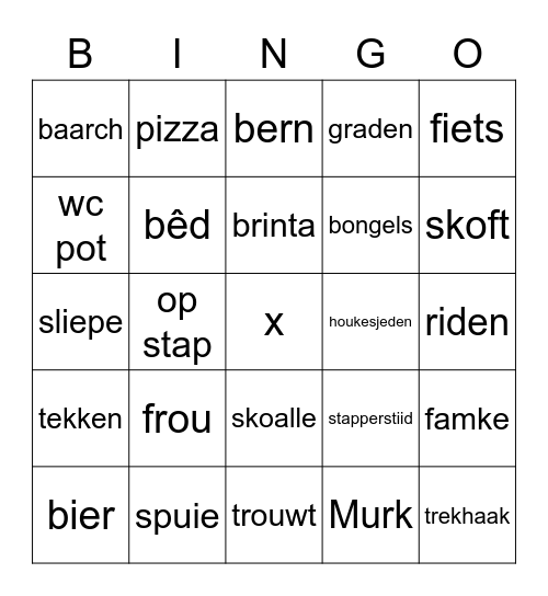 Âlde Lulle Bingo Card
