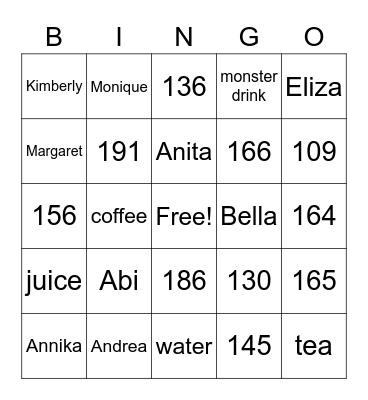 U R Awesome Bingo Card