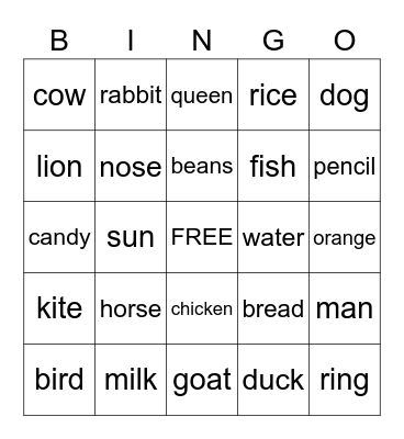 Untitled BingoUnit 5 and 6 Bingo Card