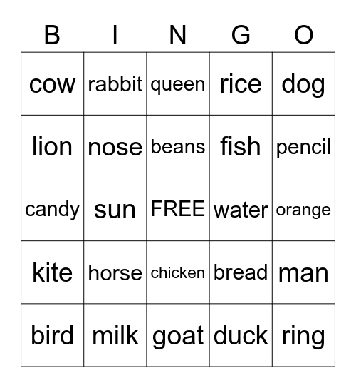 Untitled BingoUnit 5 and 6 Bingo Card