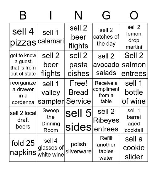 Rockwood Bingo! Bingo Card
