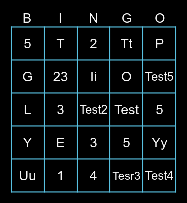 Bingo Phasmo Bingo Card